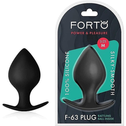 Forto F-63 Rattler Spade Black by VVOLE LLC - Butt Plugs