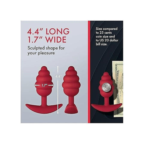 Forto F-83 Silicone Honey Dipper Plug by VVOLE LLC - Butt Plugs
