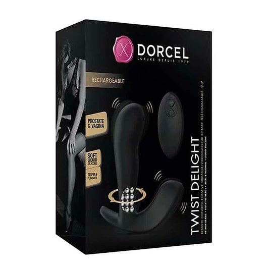 Dual-Spot Rotating Pleasure Vibrator by Marc Dorcel - Prostate Toys