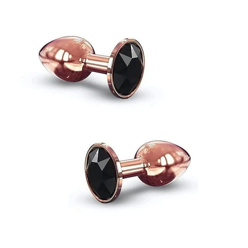 Marc Dorcel Toys Diamond Plug Rose Gold Aluminum Butt Plug - Butt Plugs