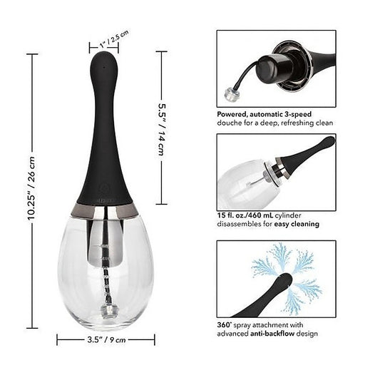Executive Rechargeable Auto Douche by California Exotics - Anal Cleansing