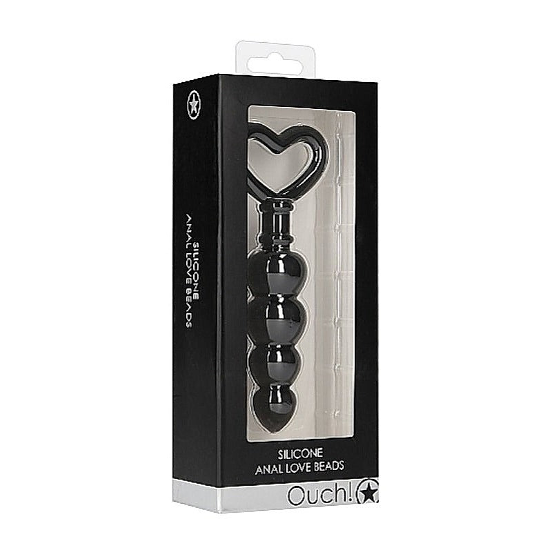 Premium Ouch! Anal Love Beads by Shots Toys - Anal Beads and Balls