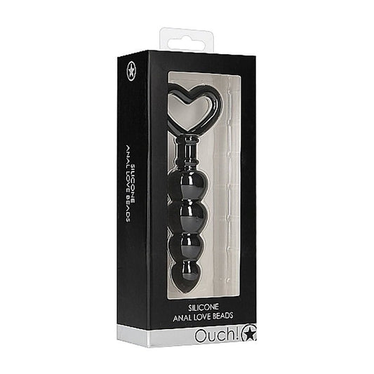 Ouch! Anal Love Beads by Shots Toys - Anal Beads and Balls