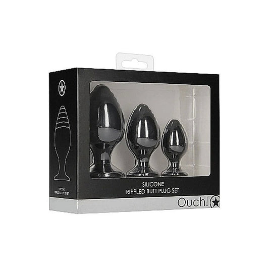 Rippled Pleasure Plug by Shots Toys - Butt Plugs