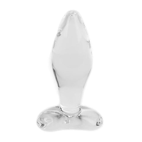 Blown Tapered Glass Plug Small by Spartacus Enterprises - Glass Sex Toys