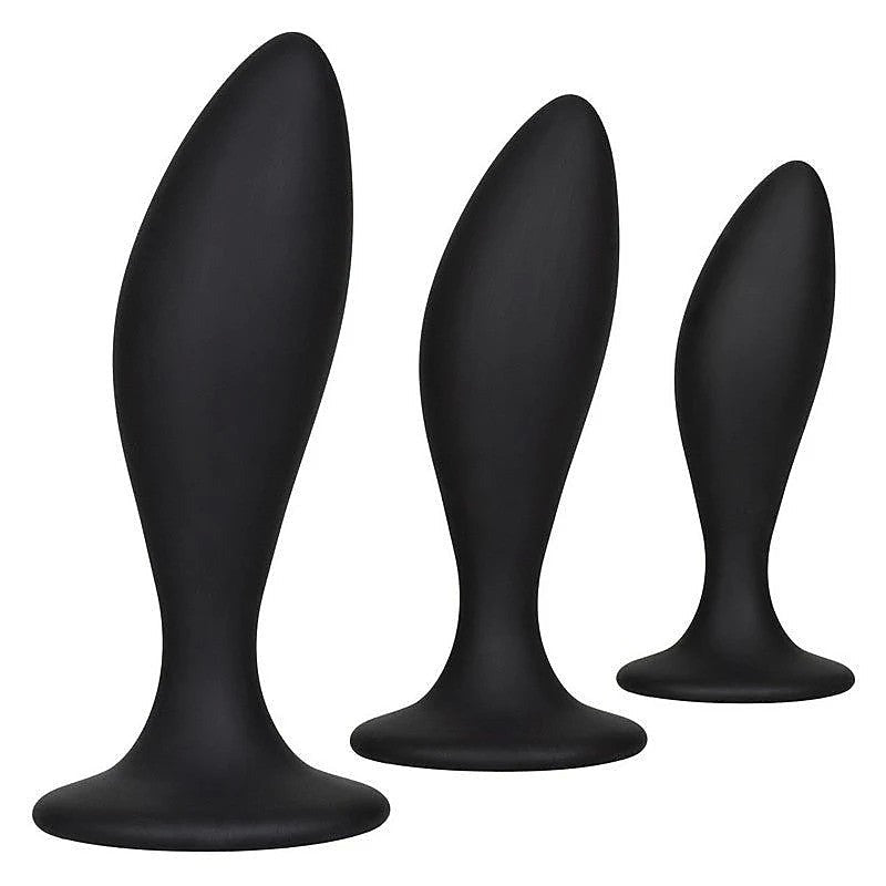 Silicone Curve Anal Plug Kit by California Exotics - Butt Plugs