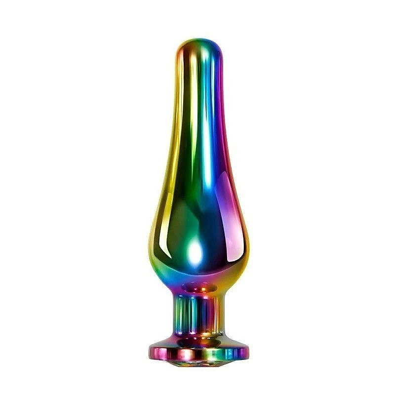 Premium Rainbow Metal Pleasure Plug by Evolved - Butt Plugs