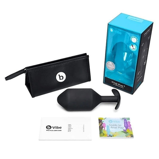 Snug Plug 7 Black by B-Vibe - Butt Plugs