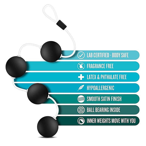 Anal Adventures Pleasure Balls by Blush Novelties - Anal Beads and Balls