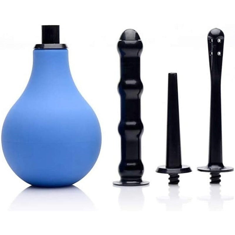 One Way Valve Anal Douche Set by XR Brands - Anal Cleansing
