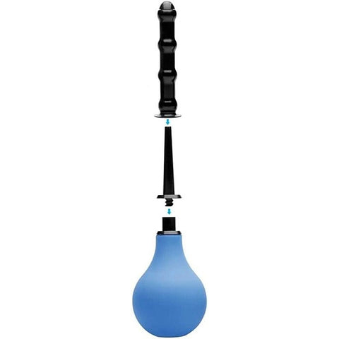 One Way Valve Anal Douche Set by XR Brands - Anal Cleansing