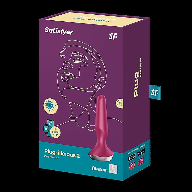Plug-ilicious 2 App Controlled Vibrating Anal Plug - Body Wands