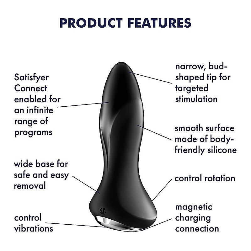 Professional Rotator Plug 1 by Satisfyer - Remote Control Vibrators