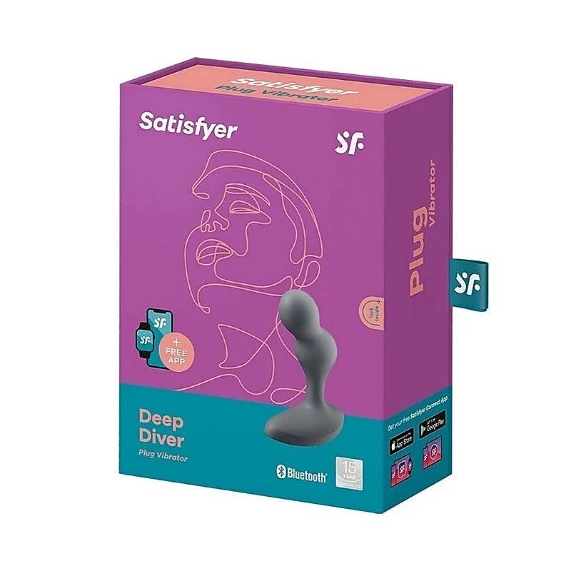 Deep Diver App Controlled Vibrating Butt Plug by Satisfyer - Butt Plugs