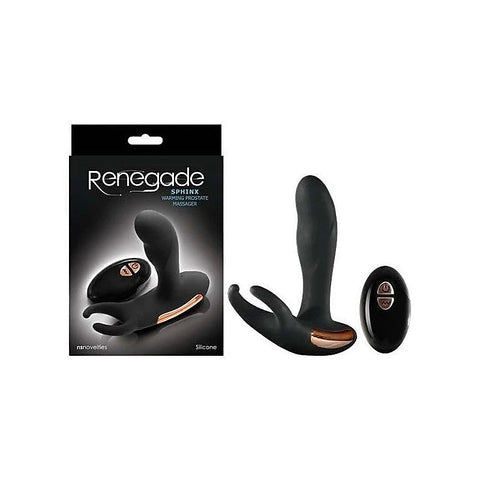 NS Novelties Renegade Sphinx Warming Prostate Massager with Heat Function - Butt Plugs