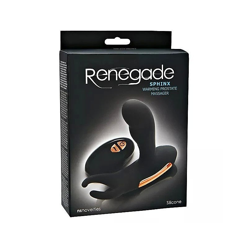NS Novelties Renegade Sphinx Warming Prostate Massager with Heat Function - Butt Plugs