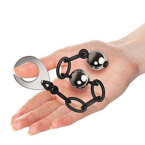 Love in Chains Black by Rocks Off - Anal Beads and Balls