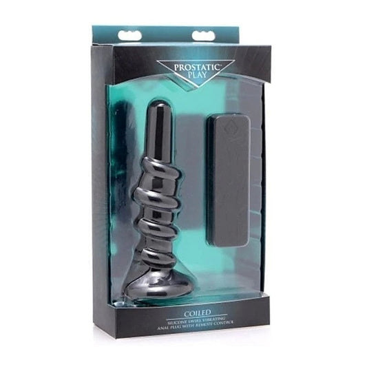 Coiled Vibrating Anal Plug by XR Brands - Anal Vibrators