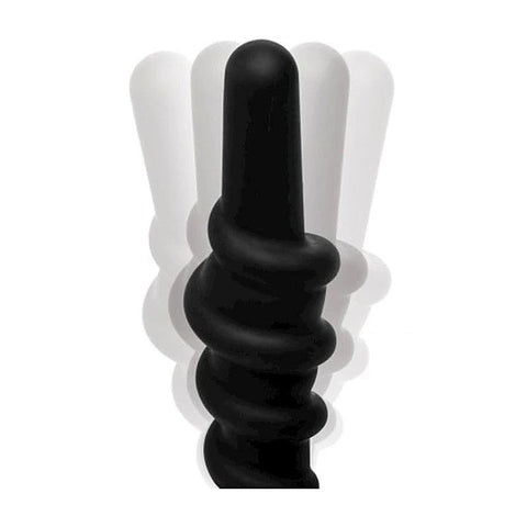 Premium Coiled Vibrating Anal Plug by XR Brands - Anal Vibrators