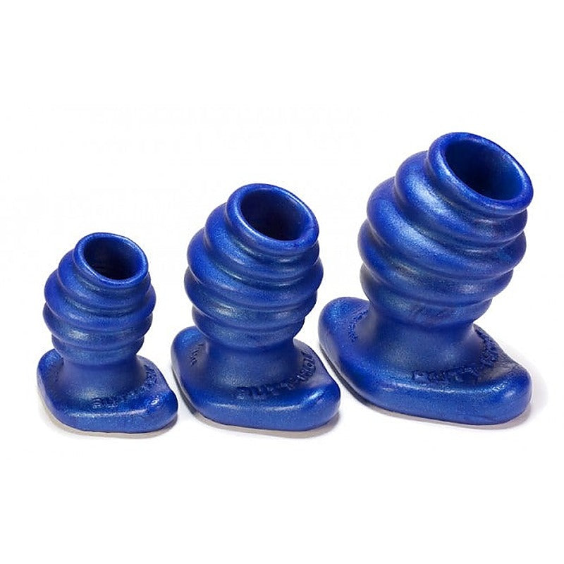 Butthole-2 Hollow Plug Medium Black by Oxballs - Butt Plugs