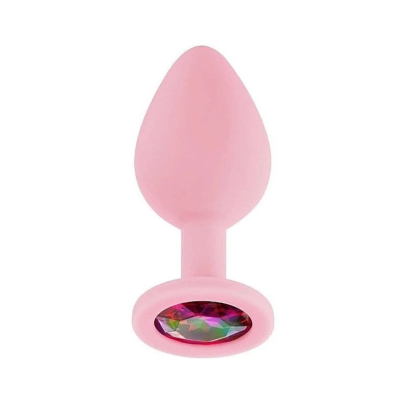 Luv Inc Jp32 Medium Jeweled Plug Pink by VVOLE LLC - Prostate Toys