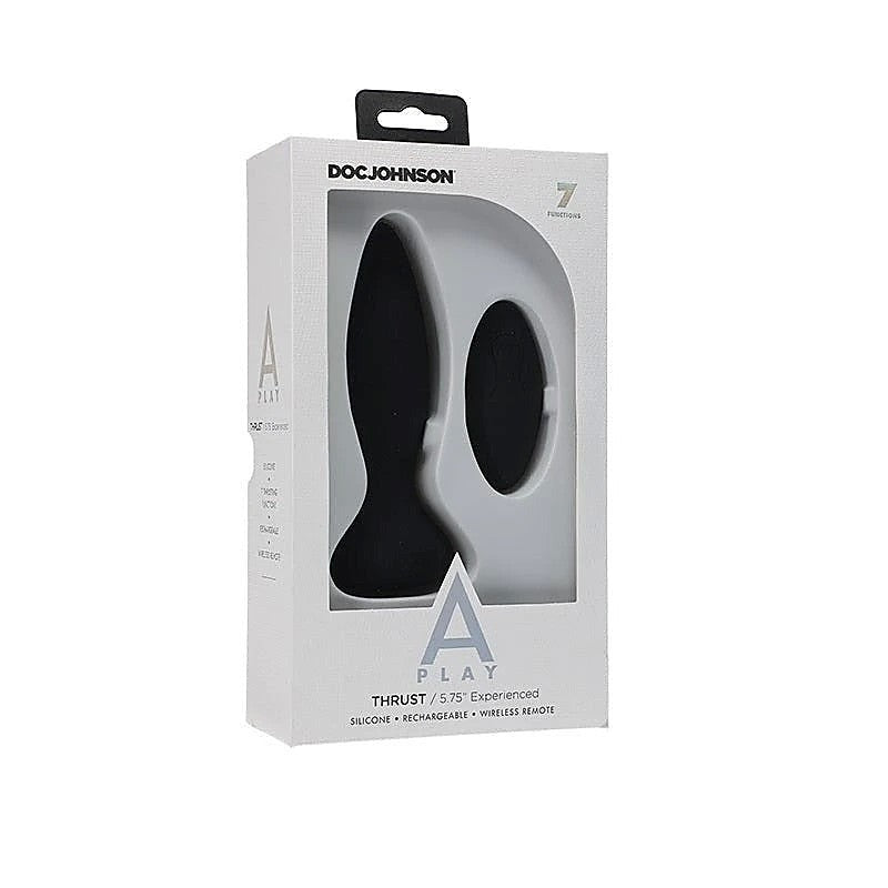 A-Play Thrust Experienced Silicone Anal Plug by Doc Johnson - Anal Vibrators