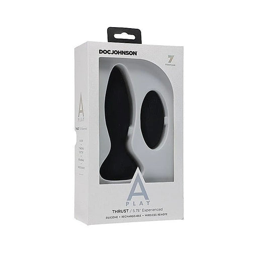A-Play Thrust Silicone Anal Vibrator by Doc Johnson - Anal Vibrators