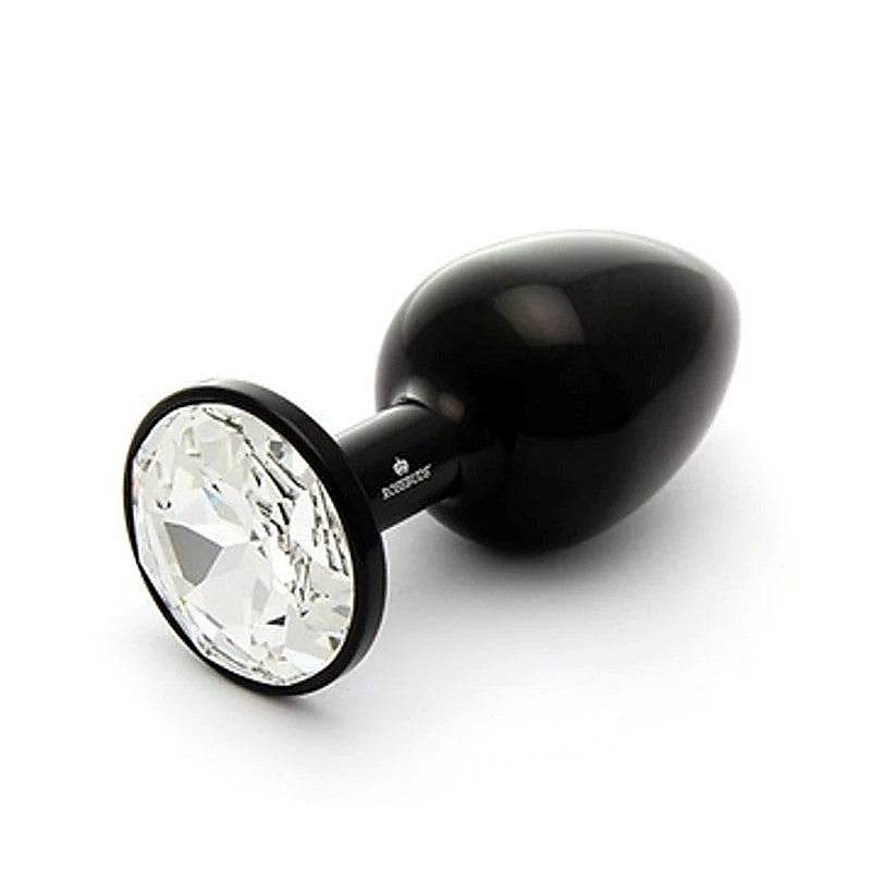 Premium ALU Black M - Clear by Rosebuds Jewelry - Butt Plugs