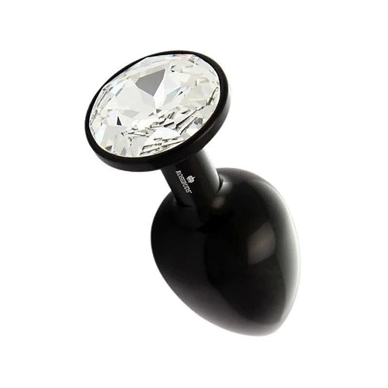 Premium ALU Black M - Clear by Rosebuds Jewelry - Butt Plugs