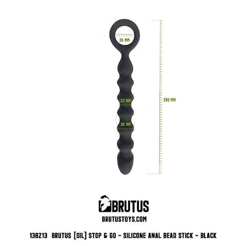 Stop and Go Anal Bead Stick by Brutus - Butt Plugs