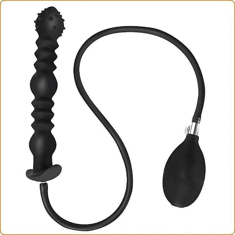 Thrusting 3 Balls Inflatable Dildo Plug by BDStyle - Butt Plugs