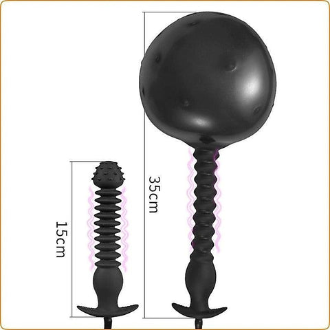 Inflatable Dildo Thrusting Anal Plug by BDStyle - Butt Plugs