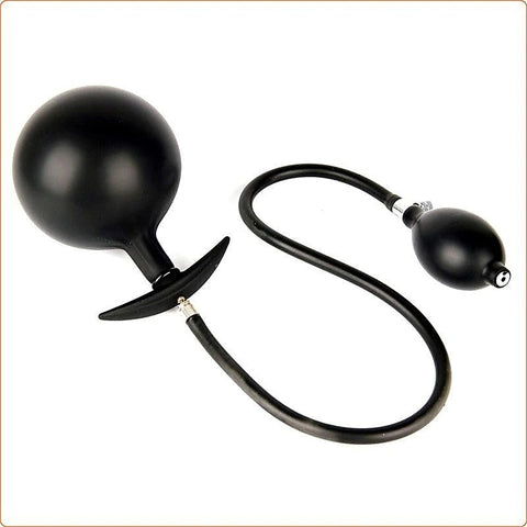 Inflatable Dildo Metal Ball Inside Butt Plug by BDStyle - Butt Plugs