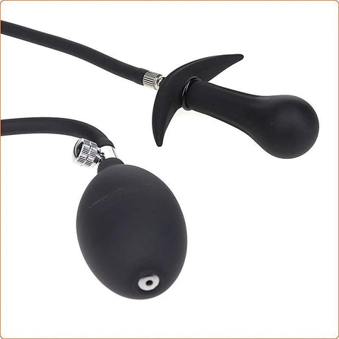 Inflatable Dildo Metal Ball Inside Butt Plug by BDStyle - Butt Plugs