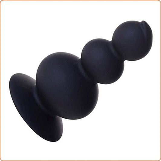 Suction 3 Silicone Ball Anal Beads by BDStyle - Anal Beads and Balls