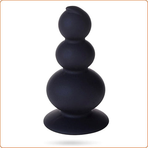 Suction 3 Silicone Ball Anal Beads by BDStyle - Anal Beads and Balls