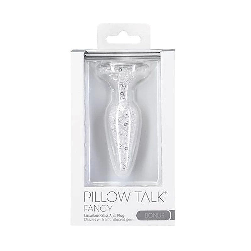 Pillow Talk Fancy Luxurious Glass Anal Plug by BMS Factory - Butt Plugs