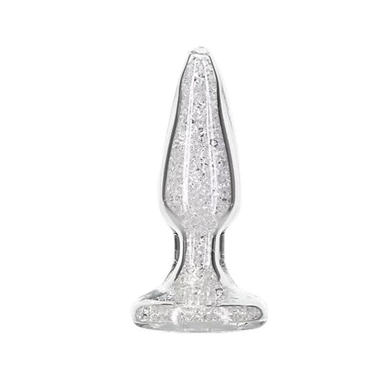 Pillow Talk Fancy Luxurious Glass Anal Plug by BMS Factory - Butt Plugs
