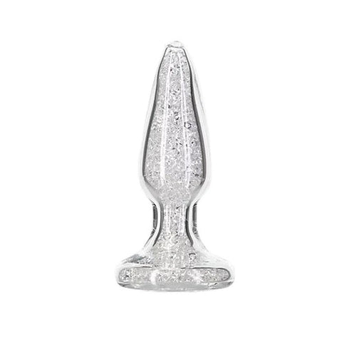 Pillow Talk Fancy Luxurious Glass Anal Plug by BMS Factory - Butt Plugs
