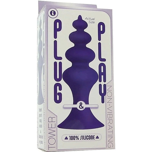 Plug and Play Anal Tower by Icon Brands - Butt Plugs