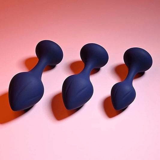 Playboy Pleasure Tail Trainer Butt Plug Set by Evolved - Butt Plugs
