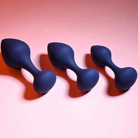 Playboy Pleasure Tail Trainer Butt Plug Set by Evolved - Butt Plugs