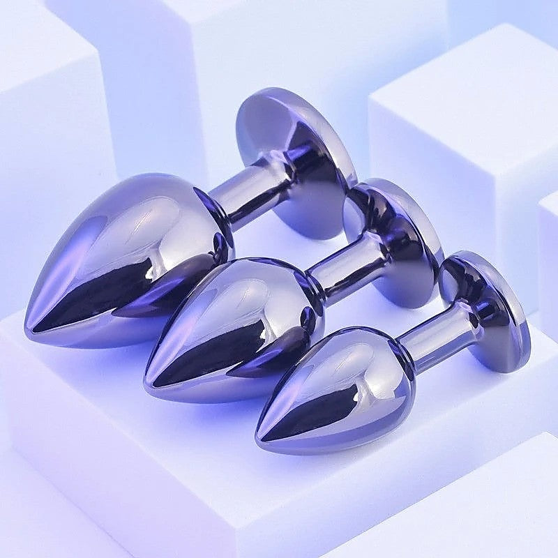 Playboy Pleasure 3 Ways Anal Plugs Set by Evolved - Butt Plugs