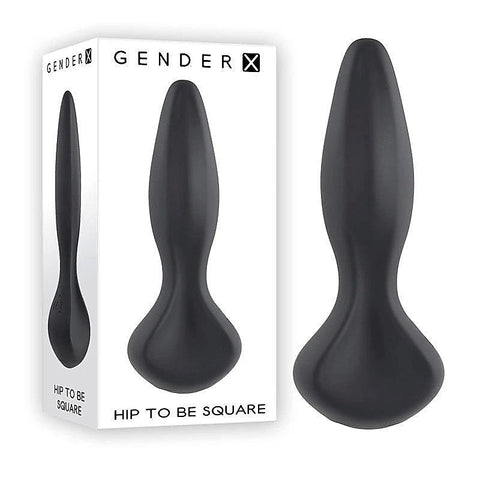 Hip to Be Square Silicone Butt Plug by Gender X - Butt Plugs
