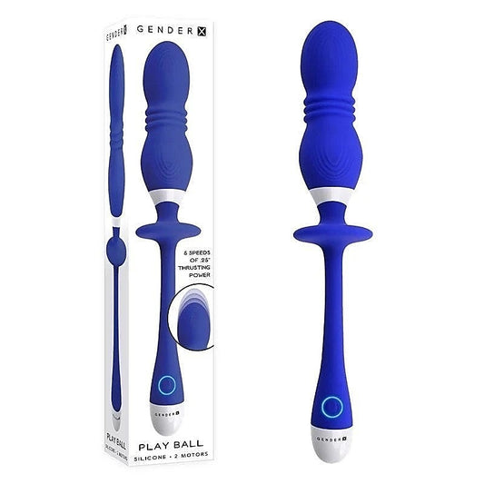 Gender X PLAY BALL Blue by Evolved - Anal Vibrators