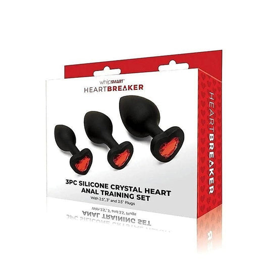 Whipsmart Heartbreaker 3 Piece Anal Trainer Set - Butt Plugs