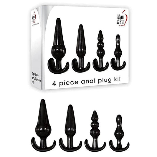 4-Piece Anal Pleasure Set by Adam & Eve - Butt Plugs