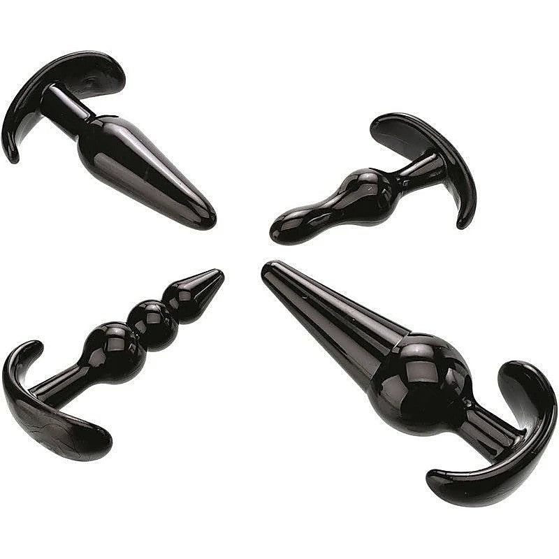 Premium 4-Piece Anal Pleasure Set by Adam & Eve - Butt Plugs
