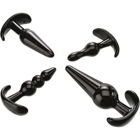 Premium 4-Piece Anal Pleasure Set by Adam & Eve - Butt Plugs