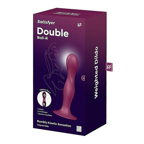 Double Ball-R Soft Silicone Dildo by Satisfyer - Butt Plugs